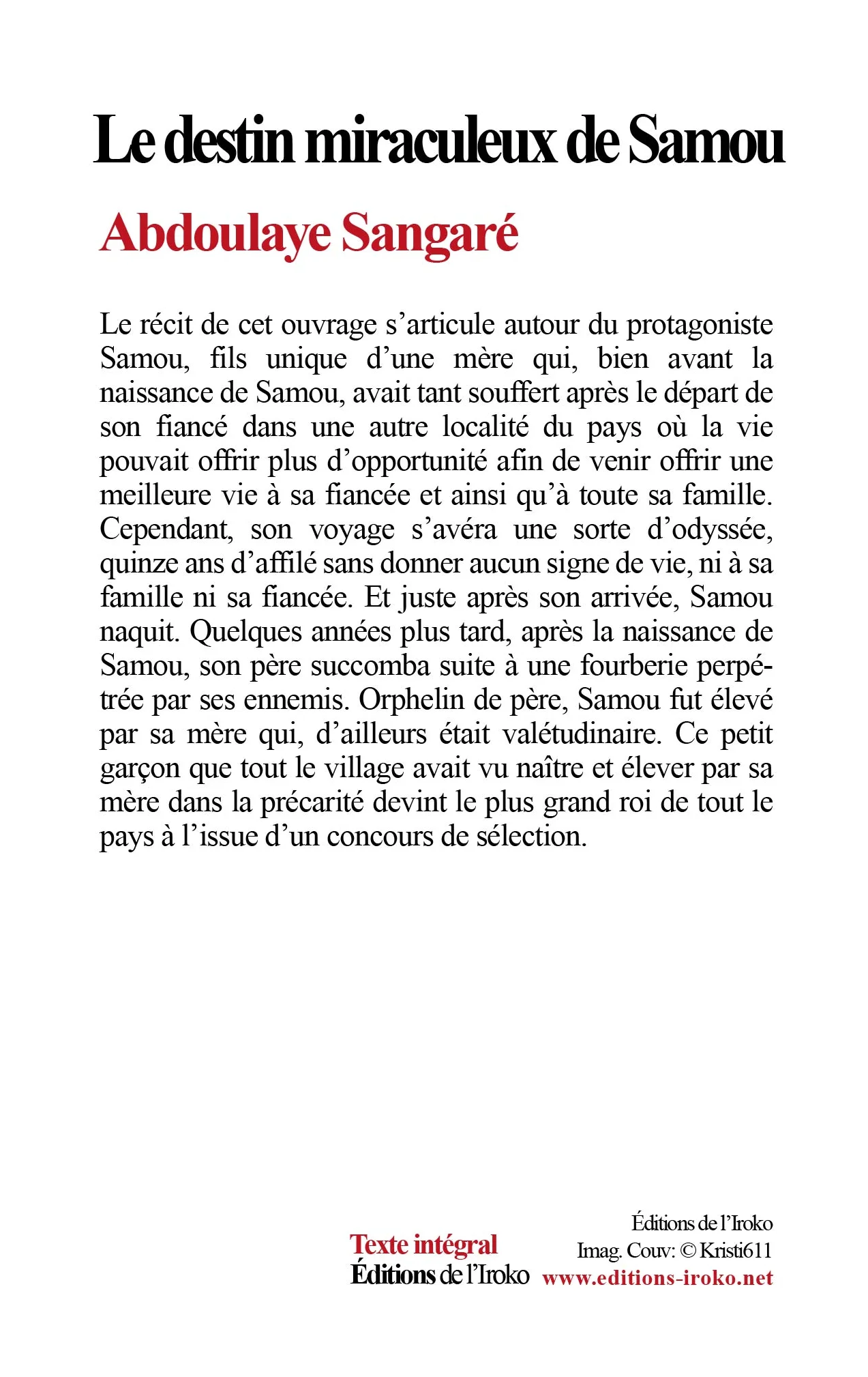 Le destin miraculeux de Samou – Image 2